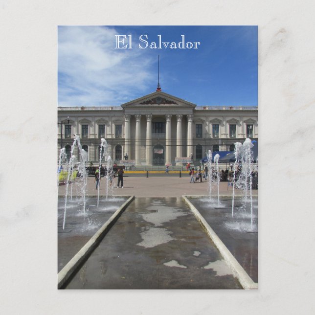 Cartão Postal palácio san salvador (Frente)