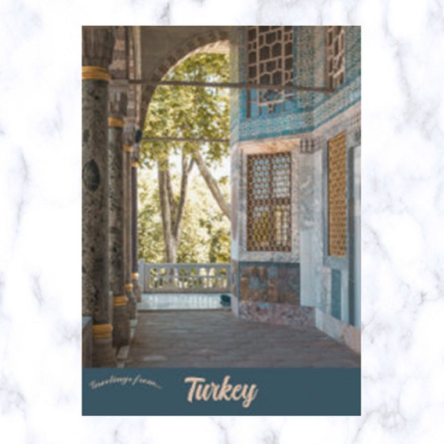 Cartão Postal Palácio Topkapi em Istambul Turquia (Criador carregado)