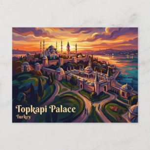 Cartão Postal Palácio Topkapi Turquia