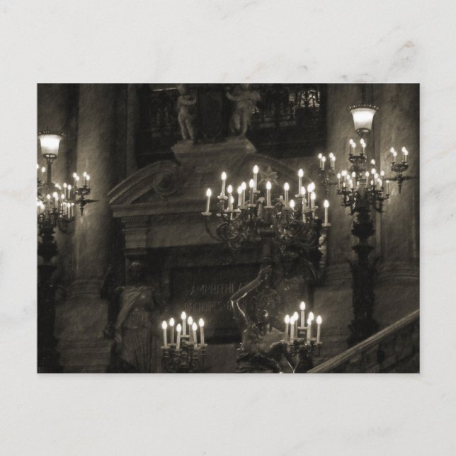 Cartão Postal Palais Garnier Paris França (Frente)