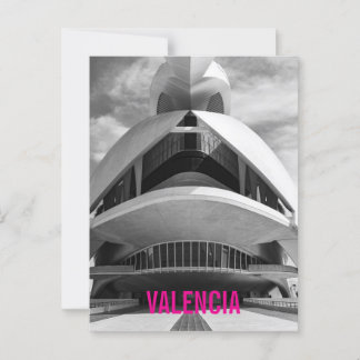 Cartão Postal Palau de les Arts Reina Sofia, Valência