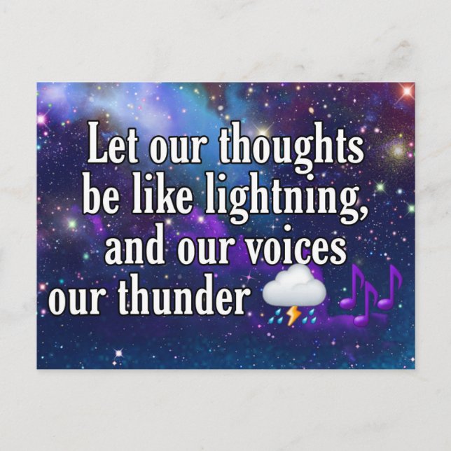 Cartão Postal Palavras Confiáveis (Frente)