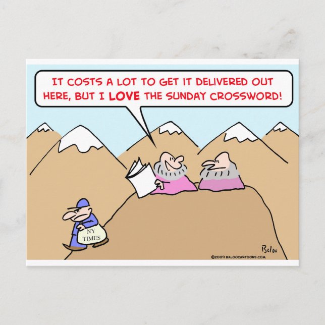 Cartão Postal palavras cruzadas guru (Frente)