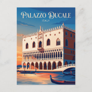 Cartão Postal Palazzo Ducale, Veneza, Itália Itália