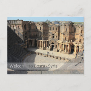 Cartão Postal Palco de teatro romano Bosra, Síria