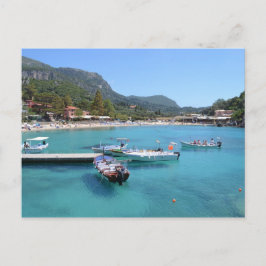 Cartão Postal Paleokastritsa Beach, Corfu