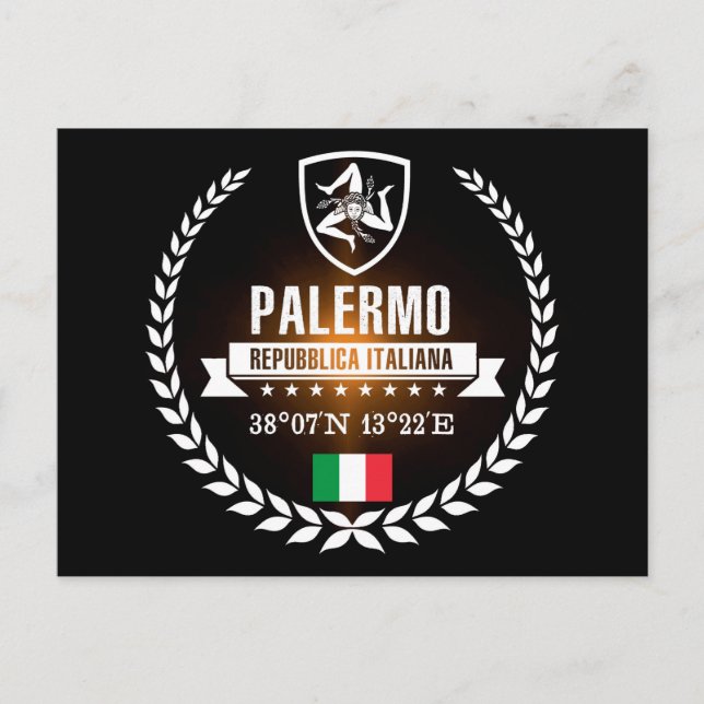 Cartão Postal Palermo (Frente)