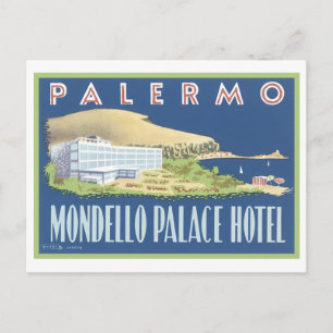 Cartão Postal Palermo Mondello Palace Hotel