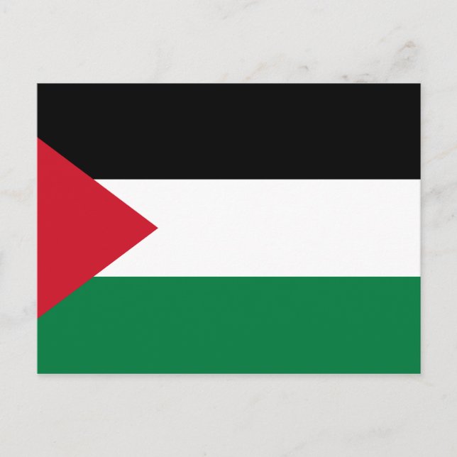 Cartão Postal Palestina, bandeira de Palau (Frente)
