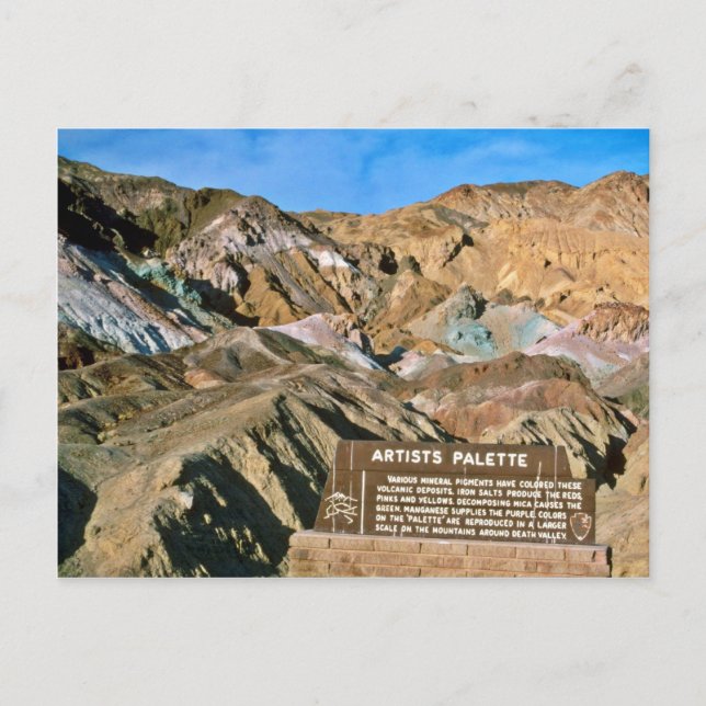 Cartão Postal Paleta de Artista (Frente)