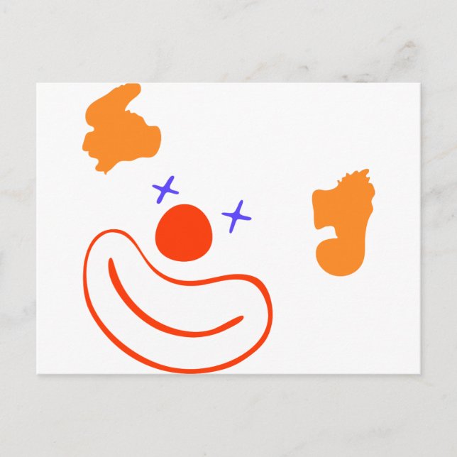 Cartão Postal Palhaço (Frente)