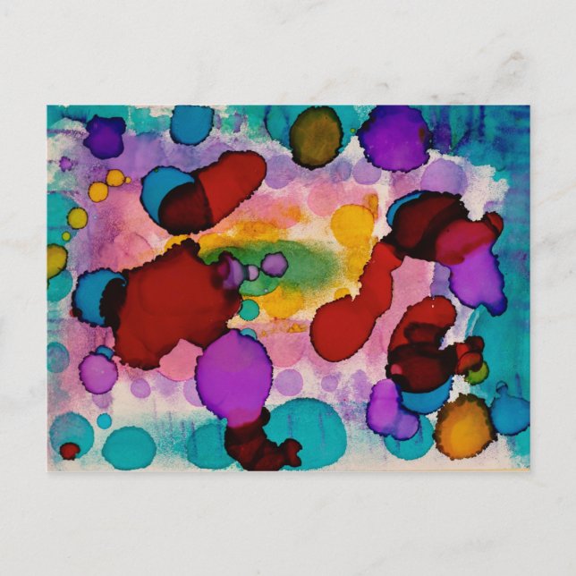 Cartão Postal Palhaço de chocolate (Frente)