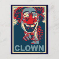 Palhaço em Vermelho e Azul
