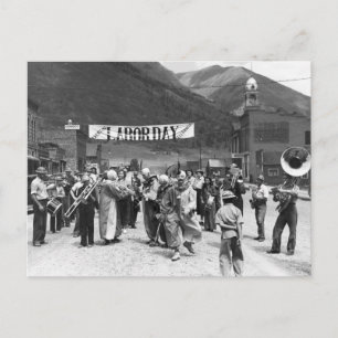 Cartão Postal Palhaços do Dia do Trabalho, 1940