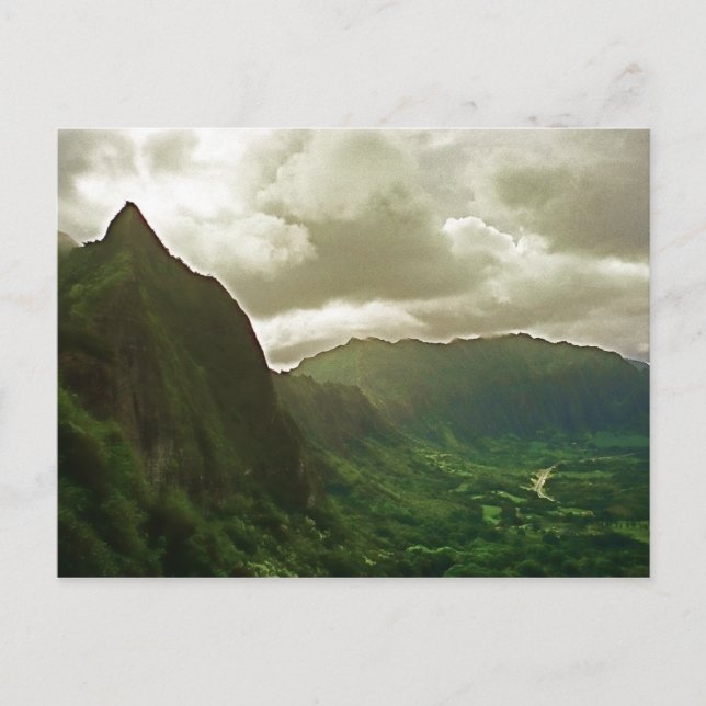 Cartão Postal Pali Lookout (Frente)