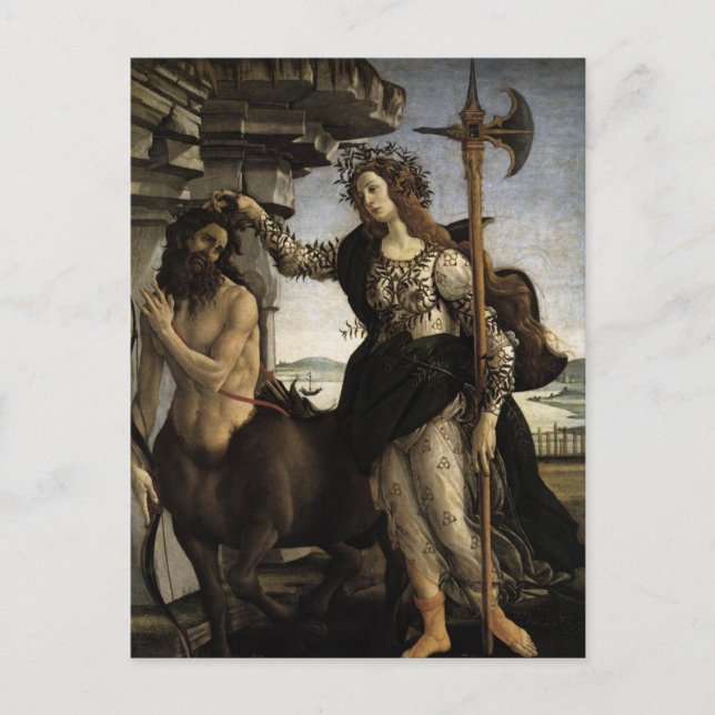 Cartão Postal Pallas e o Centauro (Frente)