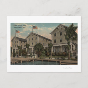 Cartão Postal Palm Beach, FL - Visão Exterior de Palm Beach