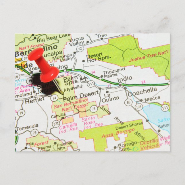 Cartão Postal Palm Desert, Califórnia (Frente)