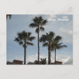 Cartão Postal Palm Trees Maui Hawaii