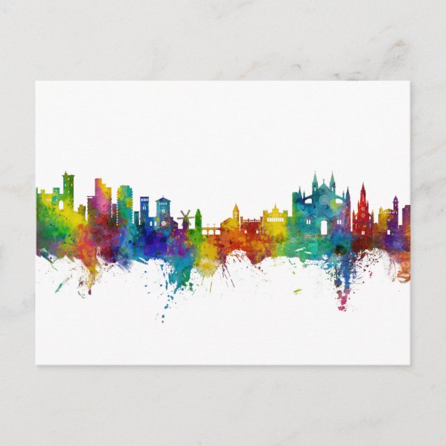 Cartão Postal Palma de Espanha de Maiorca (Frente)