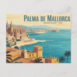 Cartão Postal Palma de Maiorca Ilhas Baleares