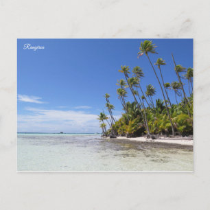 Cartão Postal Palmeiras de Rangiroa