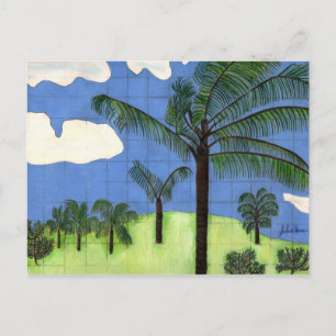 Cartão Postal Palmeiras havaianas de Julia Hanna