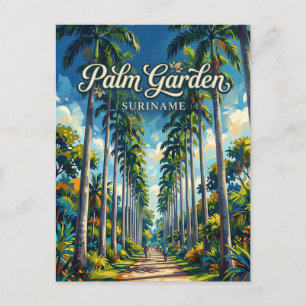 Cartão Postal Palmentuin Suriname