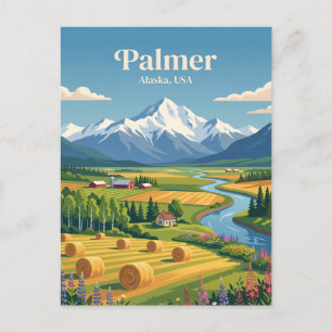 Cartão Postal Palmer Alasca