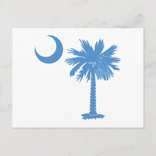 Cartão Postal Palmetto Azul Claro