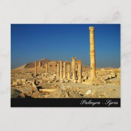 Cartão Postal Palmyra, Templo de Bell, Ruínas Romanas, Síria