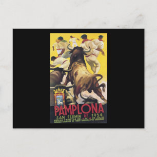 Cartão Postal Pamplona San Fermin