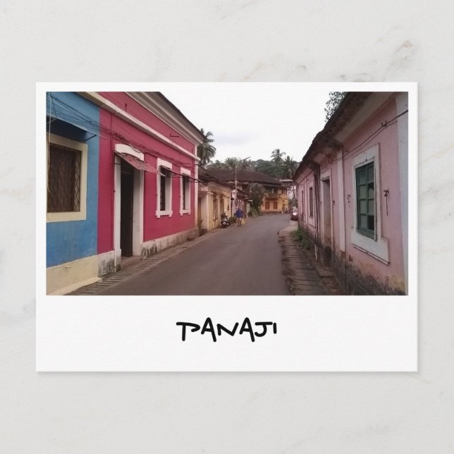 Cartão Postal Panaji, Goa (Índia) (Frente)
