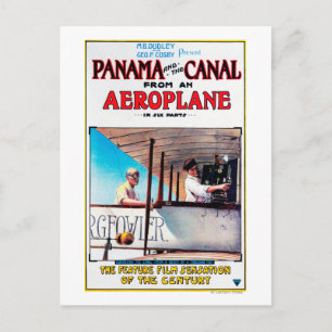 Cartão Postal Panamá e o Canal Airplane Movie Promo Poster