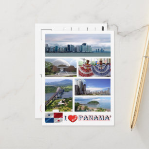 Cartão Postal Panamá - Eu Amo -