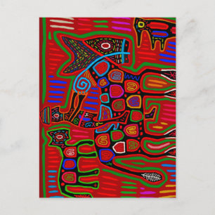 Cartão Postal Panama Mola - Salve um Cavalo Monte um Cowboy