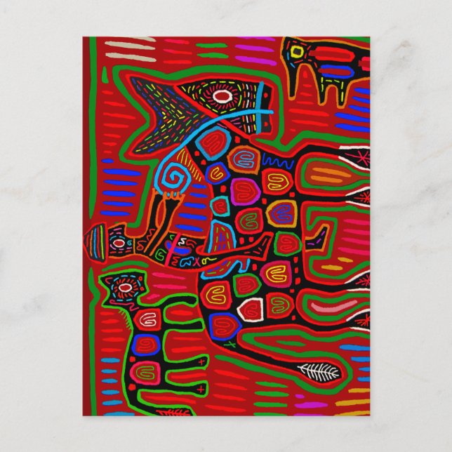 Cartão Postal Panamá Mola - Salve um Cavalo Passeando um Cowboy (Frente)