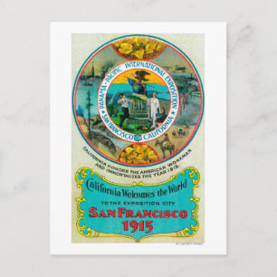 Cartão Postal Panamá Pacífico Internacional Expo 2