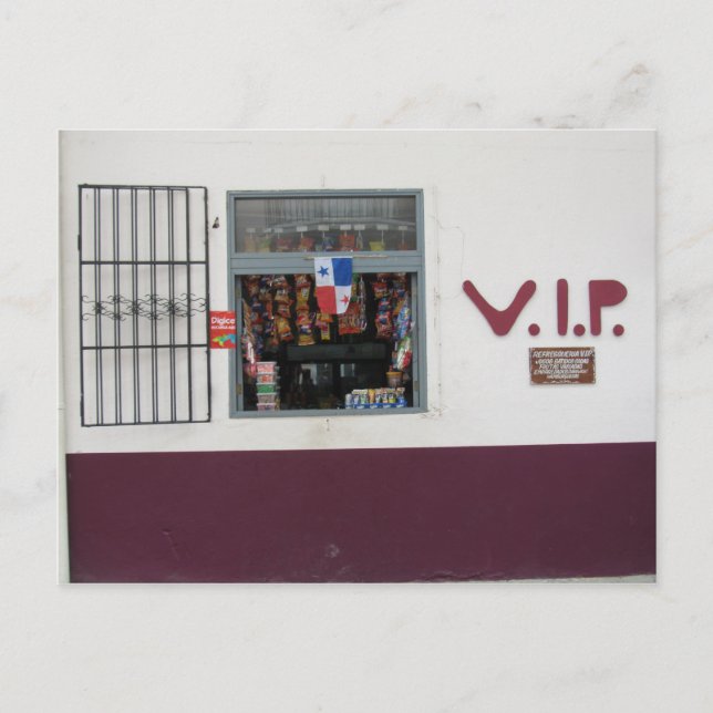 Cartão Postal panama v.i.p. (Frente)