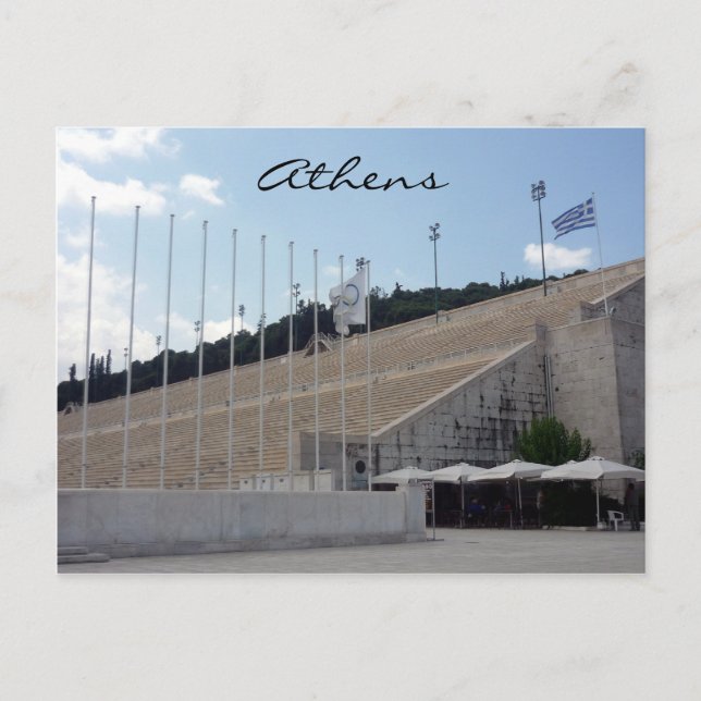 Cartão Postal panathinaiko athens (Frente)