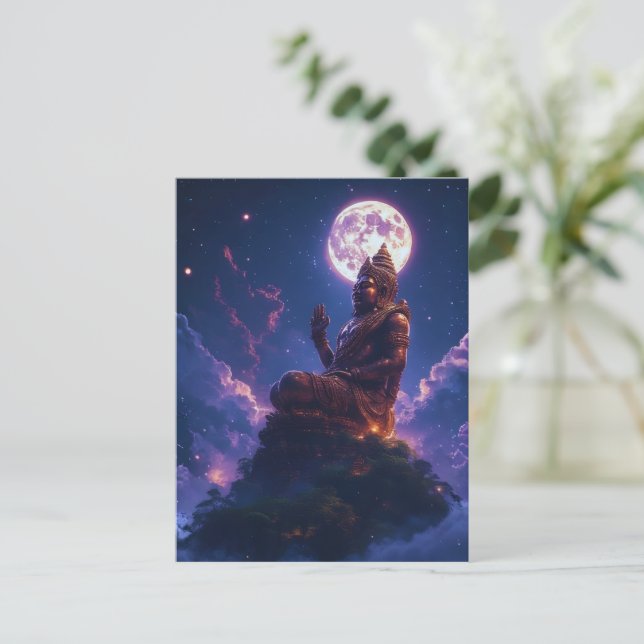 Cartão Postal Pancer Jagat (Center of the Universe/World) (Em pé/Frente)