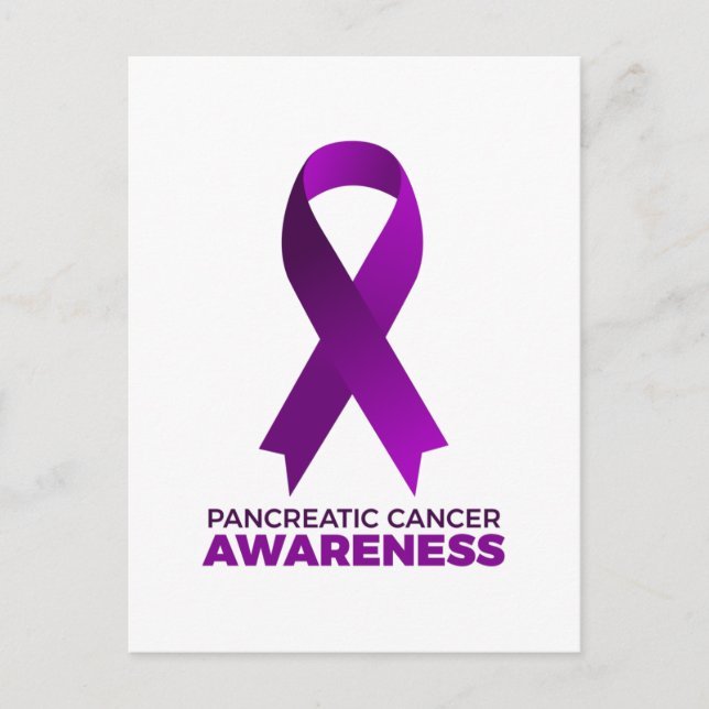 Cartão Postal Pancreatic Cancer Awareness (Frente)