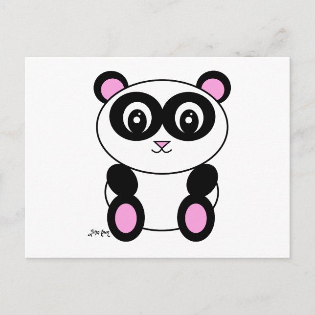 Cartão Postal Panda (Frente)