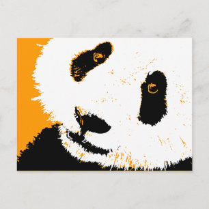 Cartão Postal panda.