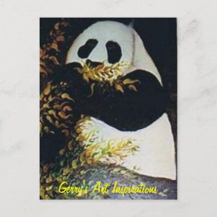 CARTÃO POSTAL PANDA