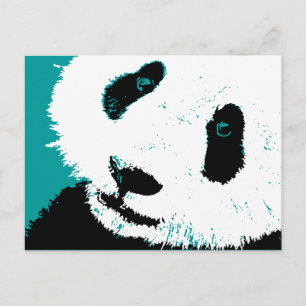 Cartão Postal panda.