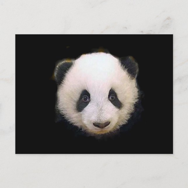 Cartão Postal Panda Bebê (Frente)