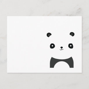 Cartão Postal Panda calma