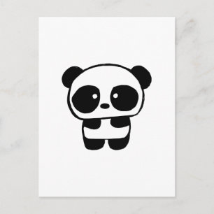Cartão Postal Panda de Bebê