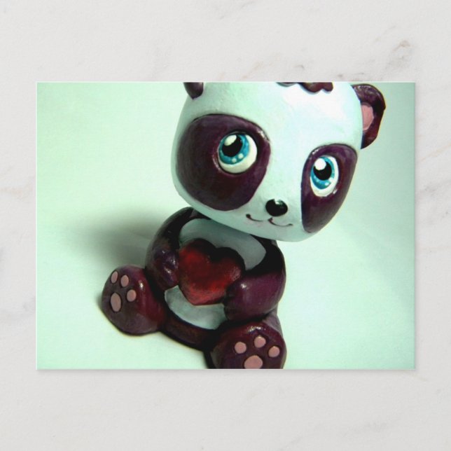 Cartão Postal Panda Hug I (Frente)